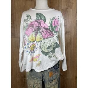 Magnolia Pearl Flor De La Pasion Long Sleeve Viggo T OS AS IS